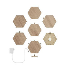 Učitajte sliku u preglednik galerije, Nanoleaf Elements Hexagons Wood Look Starter Kit 7 pack