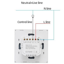 Učitajte sliku u preglednik galerije, Pametni zidni prekidač za svjetlo trostruki crni