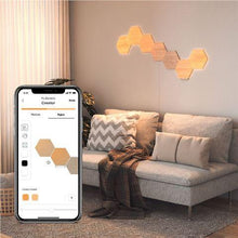 Učitajte sliku u preglednik galerije, Nanoleaf Elements Hexagons Wood Look Starter Kit 7 pack