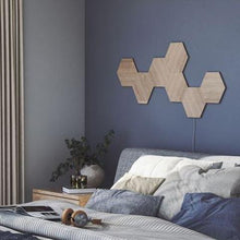 Učitajte sliku u preglednik galerije, Nanoleaf Elements Hexagons Wood Look Starter Kit 7 pack