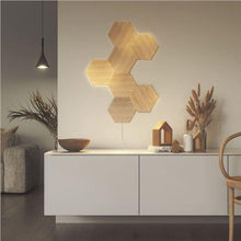Učitajte sliku u preglednik galerije, Nanoleaf Elements Hexagons Wood Look Starter Kit 7 pack