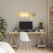 Učitajte sliku u preglednik galerije, Nanoleaf Elements Hexagons Wood Look Starter Kit 7 pack