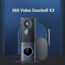 Učitajte sliku u preglednik galerije, 360 Video Doorbell X3 Pametno Zvono