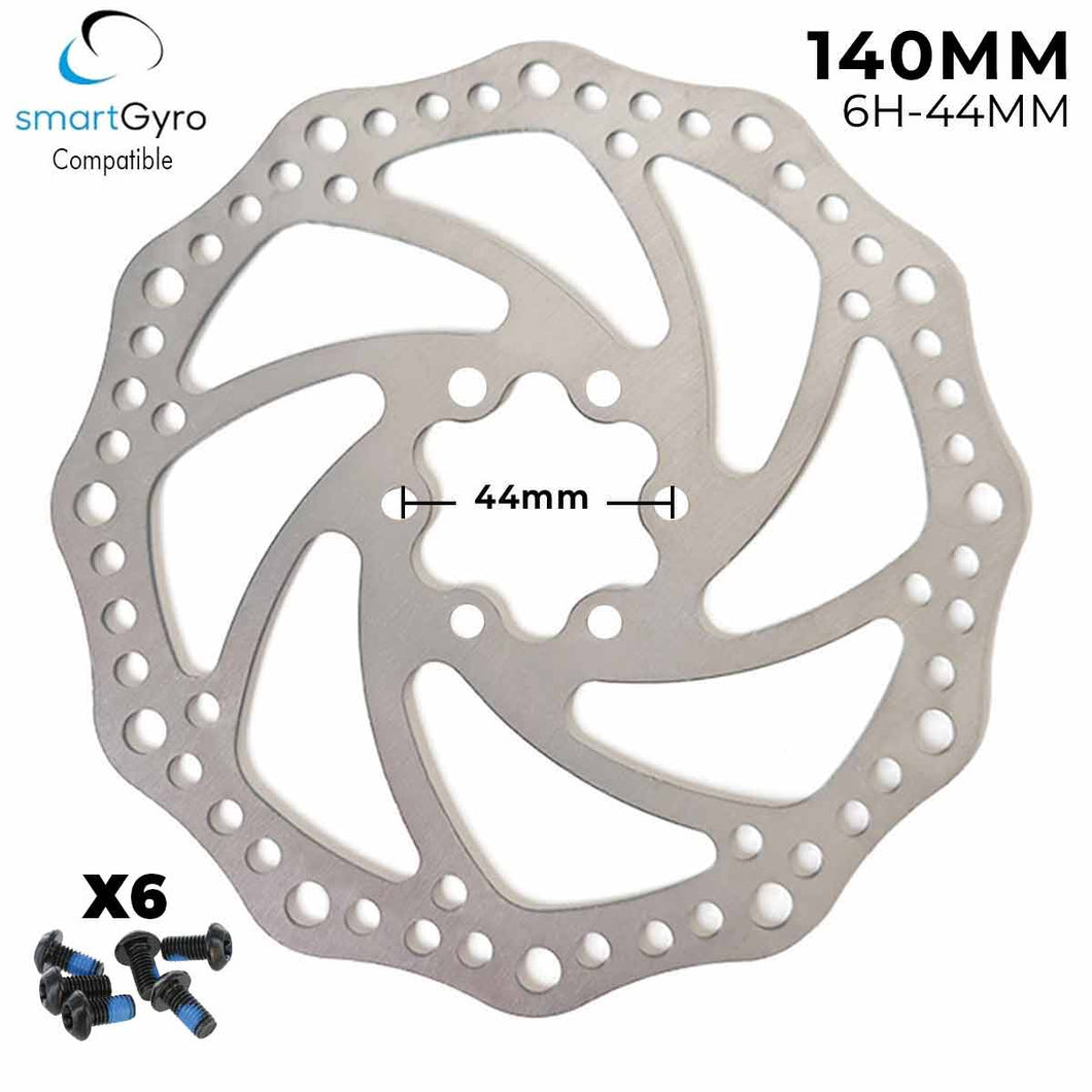 Kočioni disk 140mm sa 6 rupa od 44mm za Kukirin G2 Max