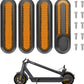 Set ukrasnih školjki V2 s reflektirajućom elementom (4kom) za Xiaomi električne romobile novije generacije (4, 4 Lite, 4 Pro)
