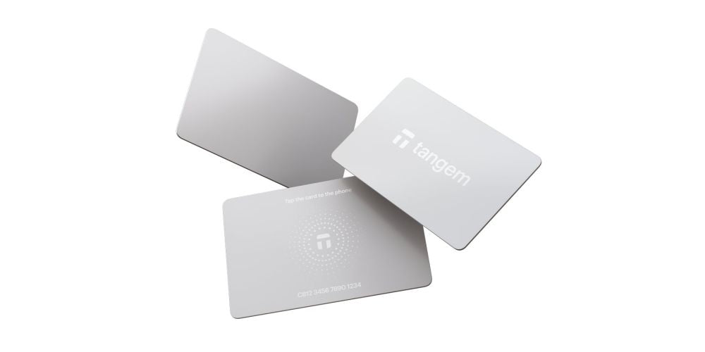 Tangem Crypto Wallet - set 3 kartice bijela Stealth