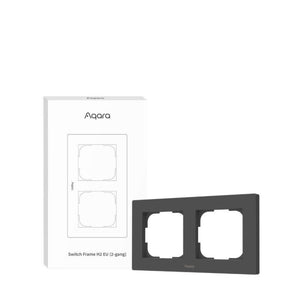Aqara okvir prekidača H2, dvostruki, sivi