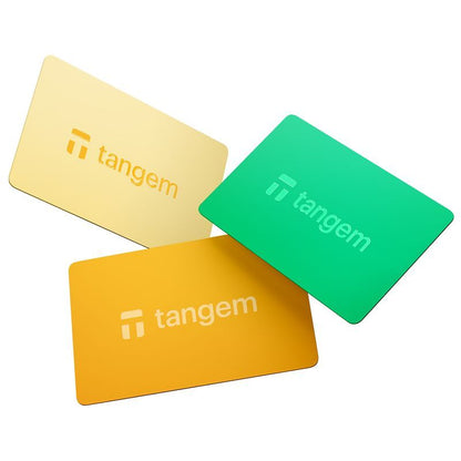 Tangem Crypto Wallet - set 3 kartice Sun drop