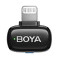 Mikrofon BOYA mini 2-01, bežični, USB C, Lightning, crni