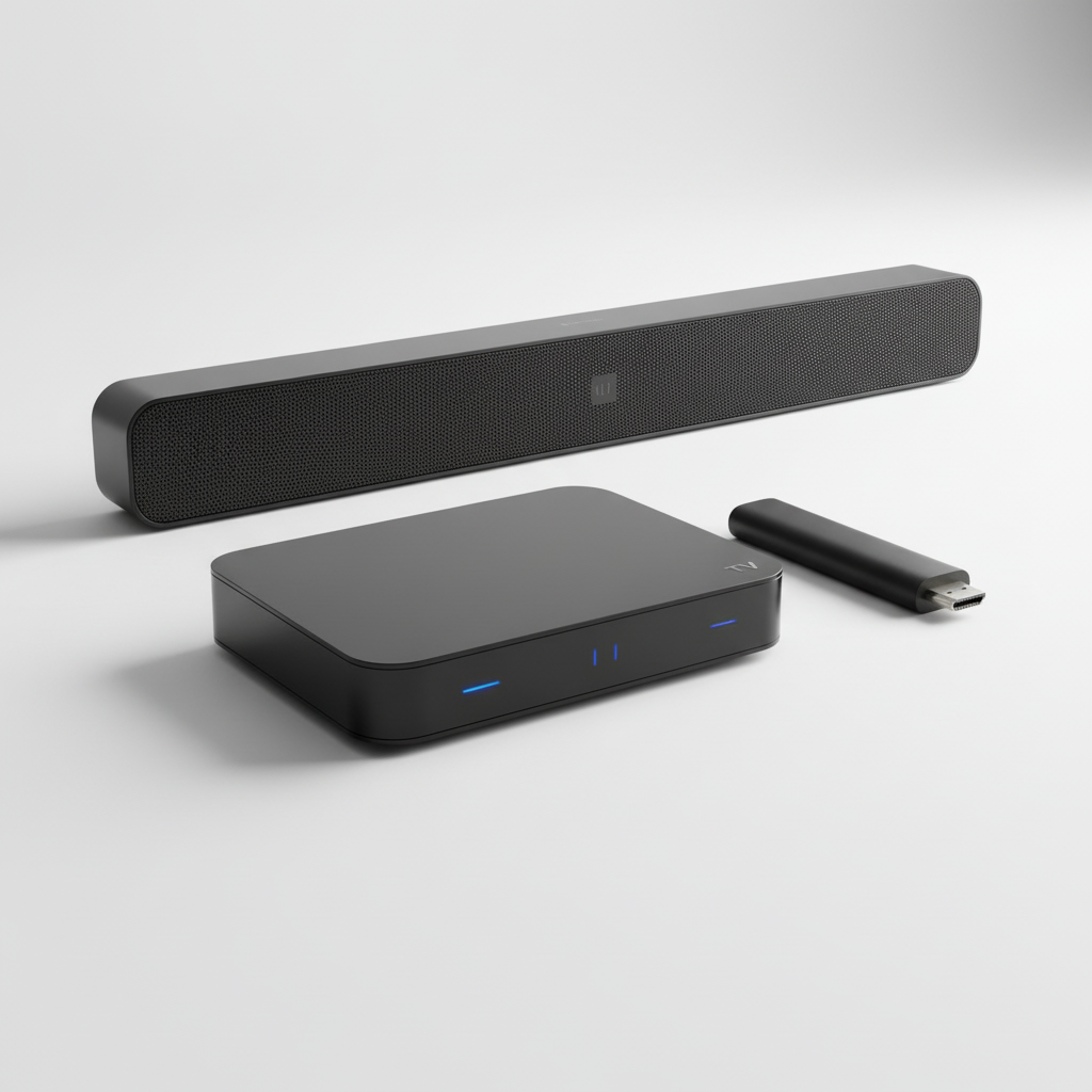 TV Gear like android boxes, sticks and soundbars