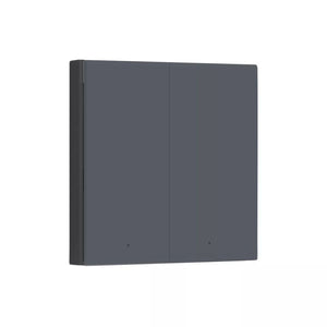 Aqara pametni dvostruki zidni prekidač H1 EU bez neutralnog vodiča, WS-EUK02 SIVI