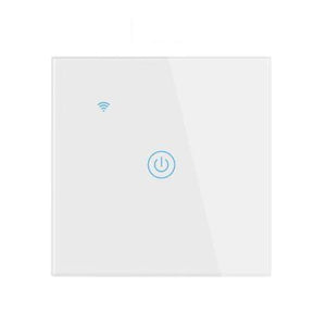 Pametni zidni prekidač za svjetlo jednostruki bijeli
