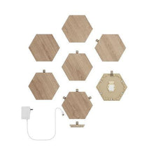 Učitajte sliku u preglednik galerije, Nanoleaf Elements Hexagons Wood Look Starter Kit 7 pack
