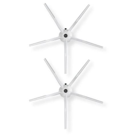 Roborock Soft Rubber bočna četka za Roborock S5, S6, S7, S8, E5, Q7, Q8, Q5, Qrevo, Qrevo S (2 kom) BIJELA