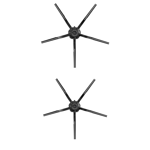 Roborock Soft Rubber bočna četka za Roborock S5, S6, S7, S8, E5, Q7, Q8, Q5, Qrevo, Qrevo S (2 kom) CRNA