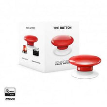 Učitajte sliku u preglednik galerije, Fibaro The Button bežični prekidač crvene boje Z-Wave
