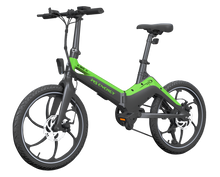 Učitajte sliku u preglednik galerije, MS ENERGY E-BIKE i10 električni bicikl crno-zeleni
