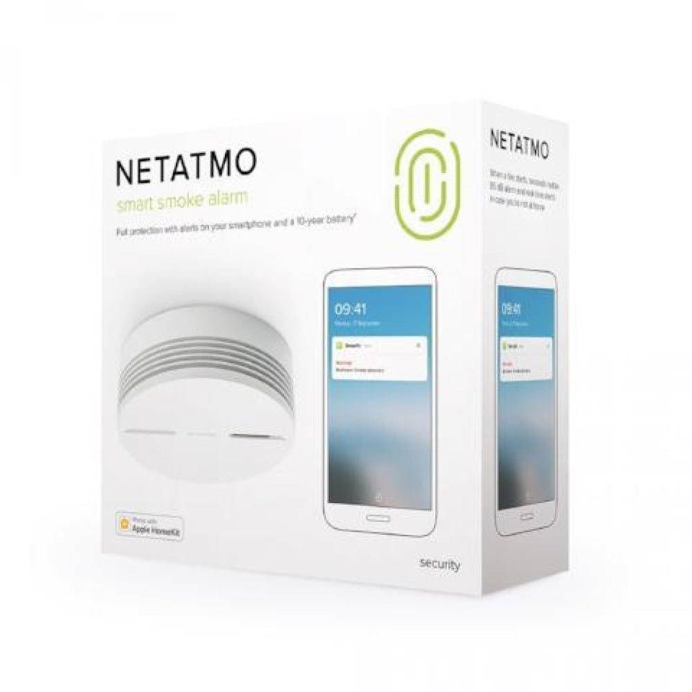 Netatmo Smart Smoke Alarm Beini Wifi Detektor Dima Senzor