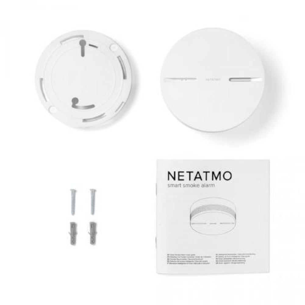 Netatmo Smart Smoke Alarm Beini Wifi Detektor Dima Senzor